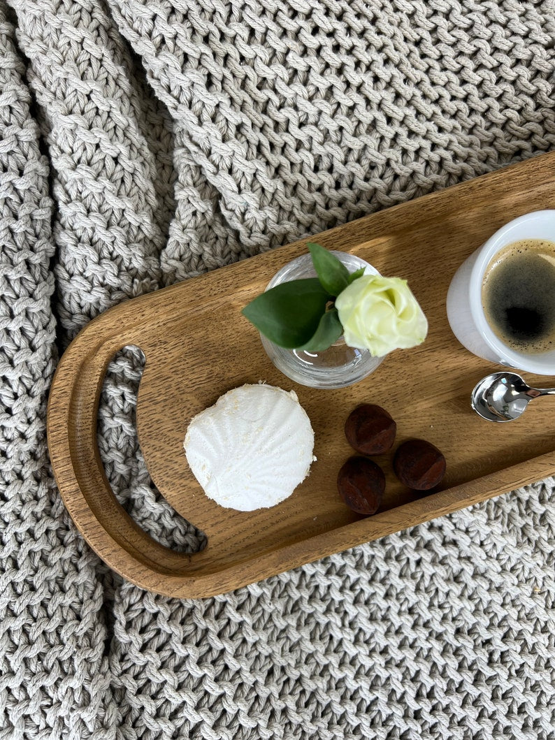 Elegant breakfast tray