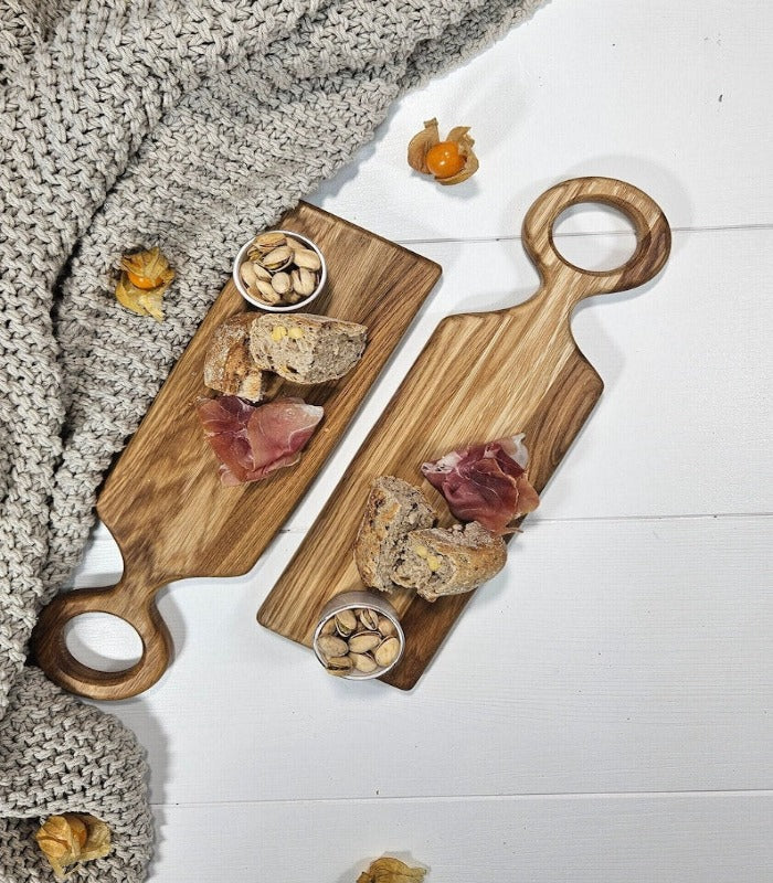 Oak wooden serving board