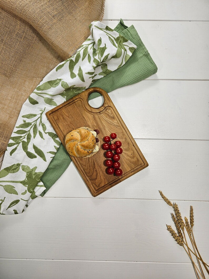 Classic Oak Bread Board, Serving Platter, Elegant Chopping Board, Housewarming Gift For Mom, Handmade Kitchenware, Custom Plate, Cheeseboard