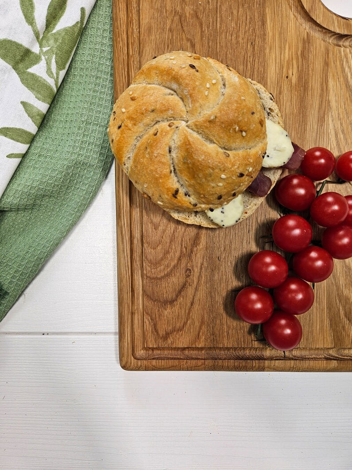 Classic Oak Bread Board, Serving Platter, Elegant Chopping Board, Housewarming Gift For Mom, Handmade Kitchenware, Custom Plate, Cheeseboard